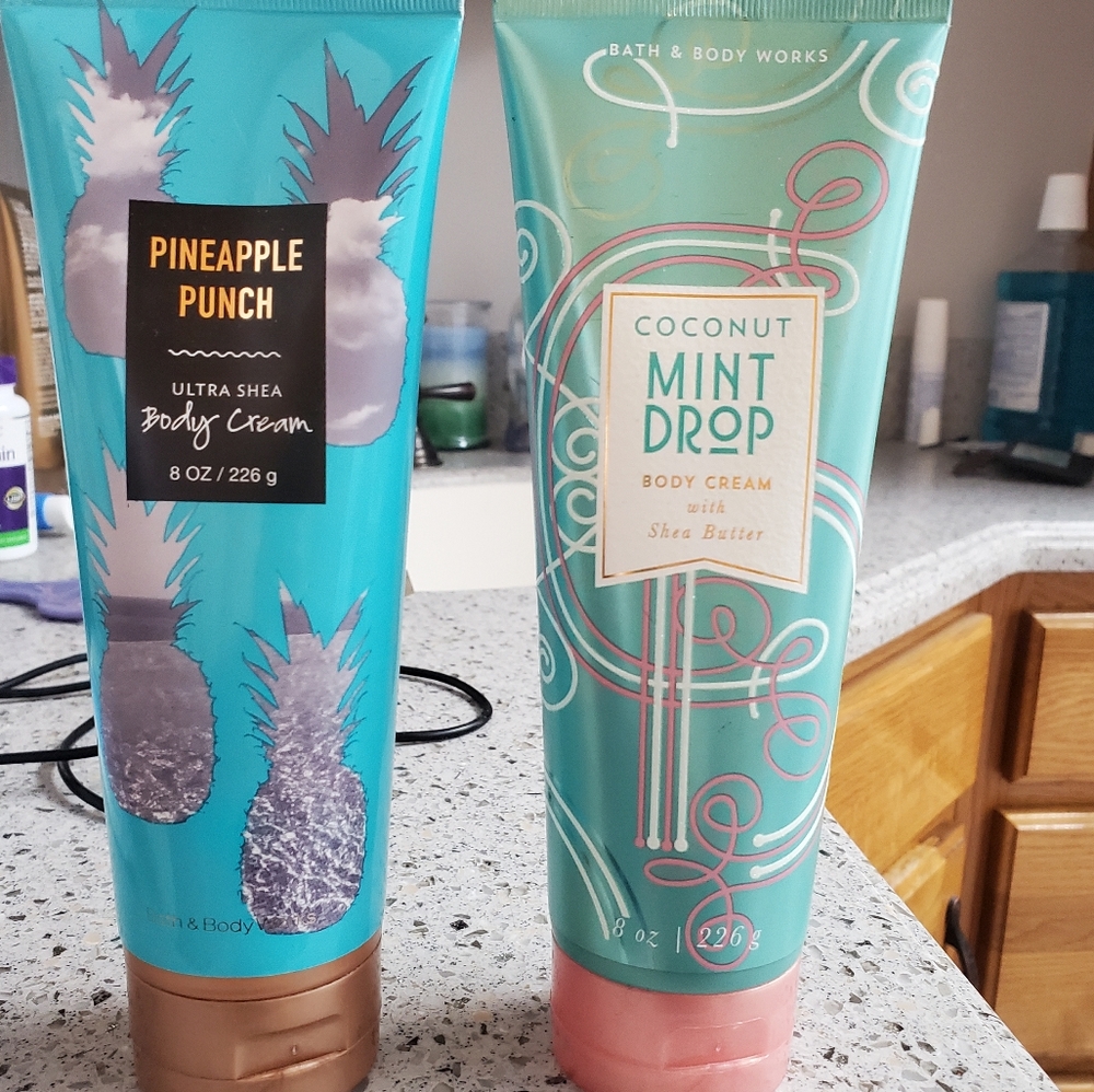 Bath and Body Works Shea Body Cream pair